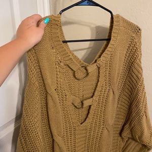Buckle oversized sweater size M